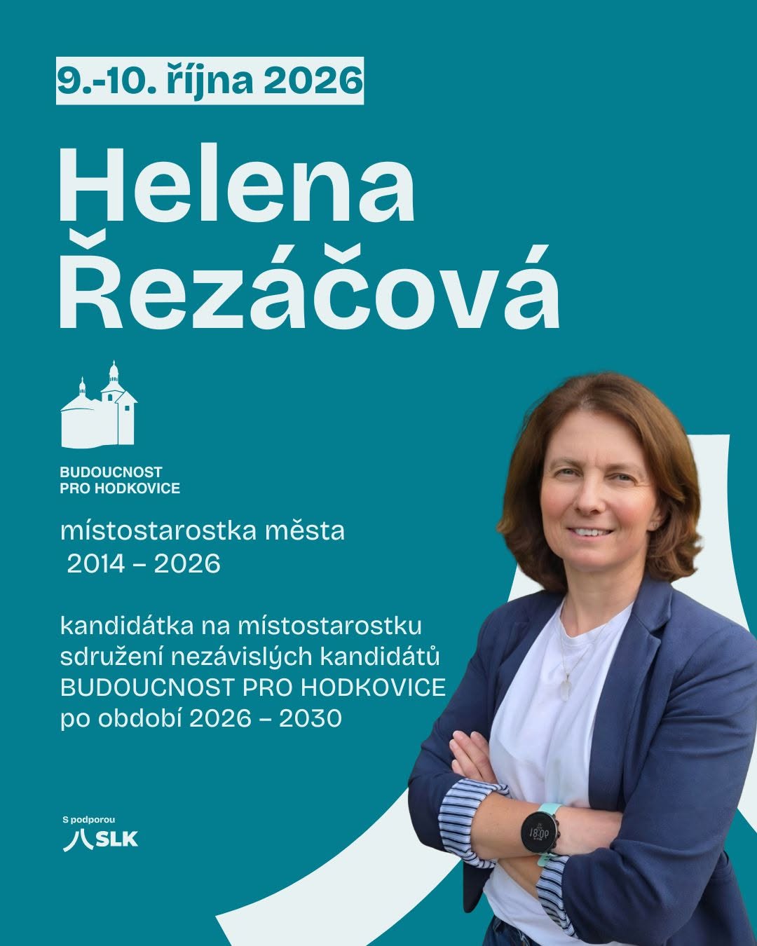 Helena Řezáčová — kandidátka na místostarostku · místostarostka 2014–2026